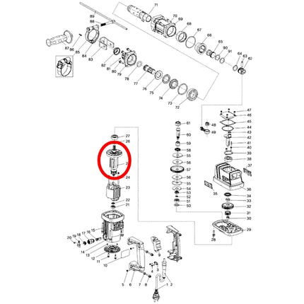 KEYANG Armature (Rotor) 3000221 for PHD-3800