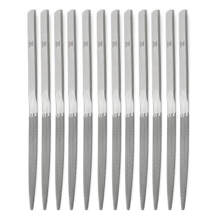 SAMICK Needle File Set Medium Cut HalfRound(12pc Set)