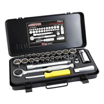 SESHIN BUFFALO Socket Wrench Set 1/4,3/8*33P
