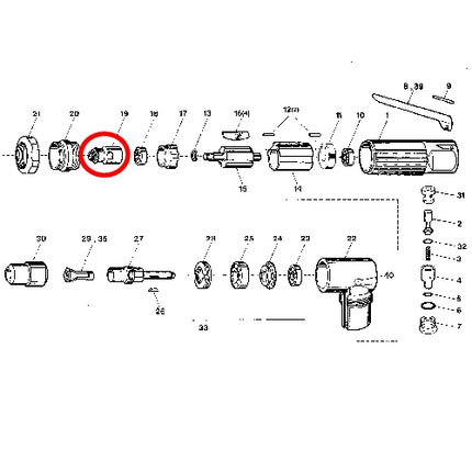 SP VESSEL Pinion for SP-1200AH