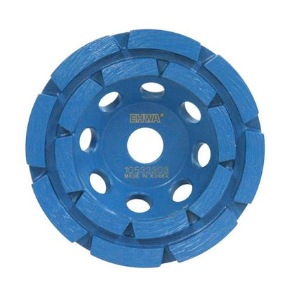 EHWA Diamond Cup Wheel, Double Row, Ø100–174 mm