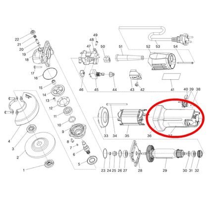 KEYANG Motor Housing 2110190 for ACT-100SN , PG-604