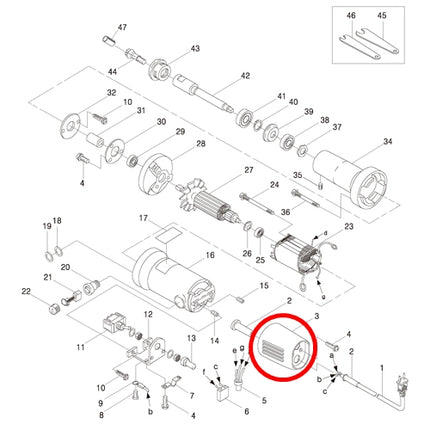 KEYANG Tail Cover 2045806 for PG-6