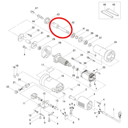 KEYANG Spindle 2023068 for PG-6