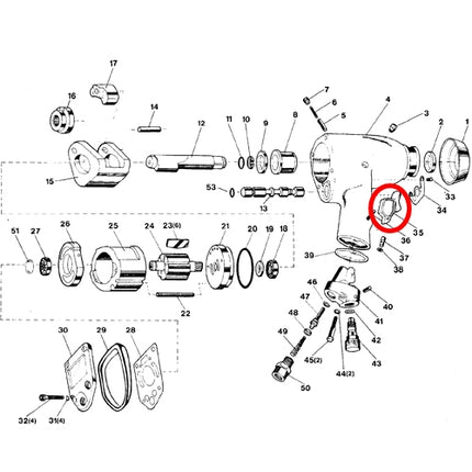 SP VESSEL Throttle Lever for SP-1135B