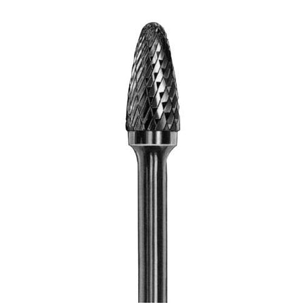 ADVANCE Carbide Rotary Burr, Tree, Radius End (SF), Long Shank, Double Cut