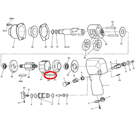 SP VESSEL Cylinder Pin for SP-1148F