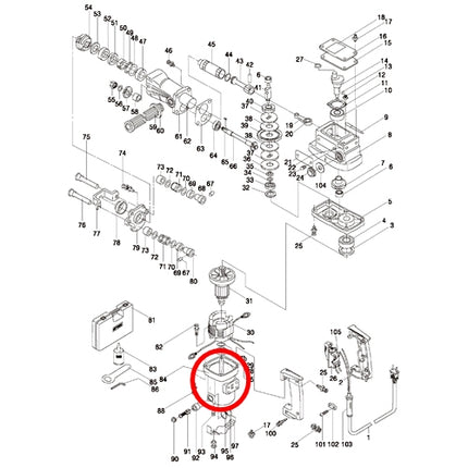 KEYANG Motor Housing 2044136 for PHD-38