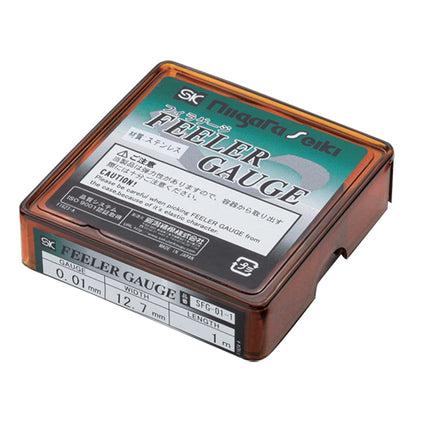 Niigata Seiki Feeler Gauge 0.01–0.1 mm 1 m roll