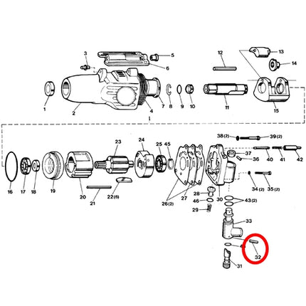 SP VESSEL Regulator Pin for SP-1138
