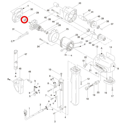 KEYANG Ball Bearing 6201