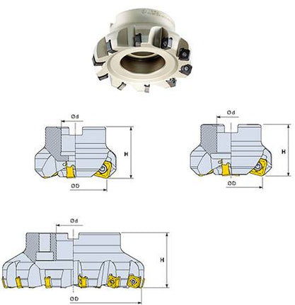 TAEGUTEC Lion Mill SCRM75SN 663-22R-12