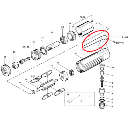 SP VESSEL Throttle Lever for SP-1200