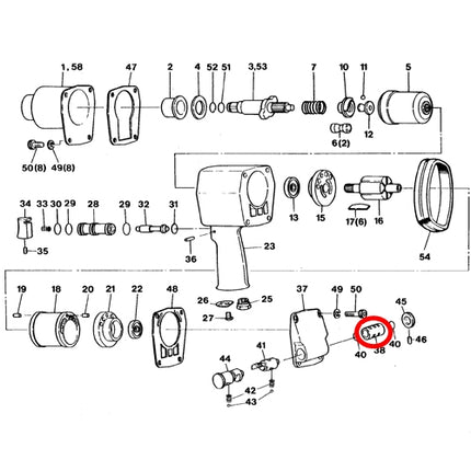 SP VESSEL Reverse Valve Bushing for SP-1156TR