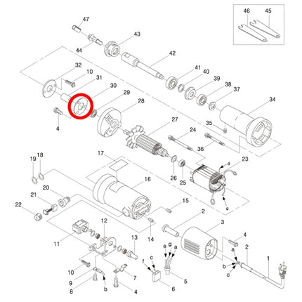 KEYANG Bearing Cover B 2050628