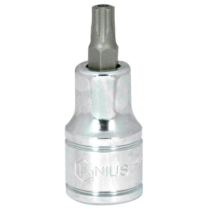GENIUS TOOLS Star Bit Socket 5-Point Tamper-Proof 408+5020