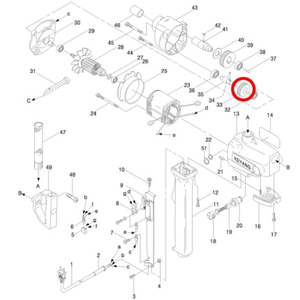 KEYANG First Gear 2024224 for D-23