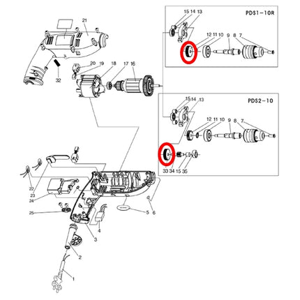 KEYANG First Gear 2024310 for PDS1-10R, 2-10