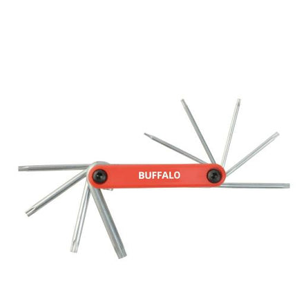 SESHIN BUFFALO Star Key Set Folding Tamper-Proof SB-SFTS9