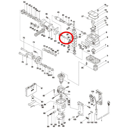 KEYANG Driving Shaft 2020741 for PHD-38