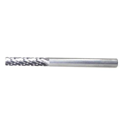SESHIN BUFFALO Carbide Rotary Burr, Cylindrical, End Cut (SB), 3mm Shank, Double Cut, Ø3×14mm