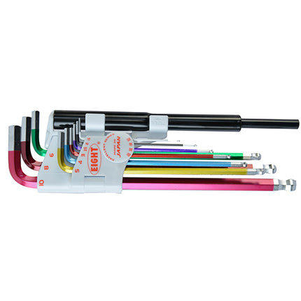EIGHT Color Ball Hex Key Set