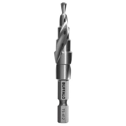 SESHIN BUFFALO Step Drill, Twist Type, Hex Shank 12mm–35mm