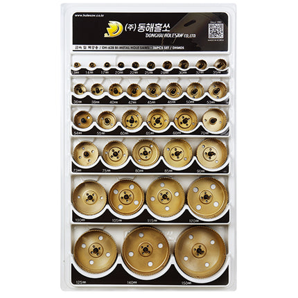 DONGHAI HSS Hole Saw Set 36PCS(Bi-Metal)