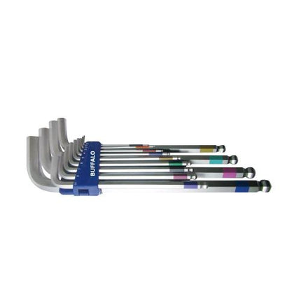 SESHIN BUFFALO Ball Hex Key Set Extra Long SB-JBL13
