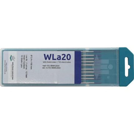 WOLFRAM Tungsten Electrodes, 2% lanthanated (WL20, blue)
