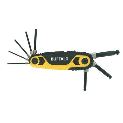 SESHIN BUFFALO Folding Ball Hex Key Set Locking