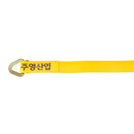 JOOYEONG Ratchet Tie-Down Long Strap Premium Made to Order/8M(Triangular) Yellow