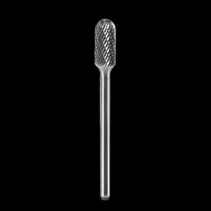 SESHIN BUFFALO Carbide Rotary Burr, Cylindrical, Ball Nose (SC), 6mm Shank, Double Cut, Ø6×16mm–12.7×25mm
