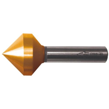TNC SHARK Single-Flute Countersink 15mm–30mm, TiN Coated