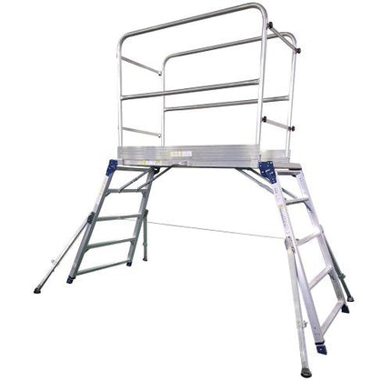 IG Trestle Step Platform with Guardrail