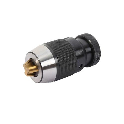 BLUETEC Keyless Drill Chuck 1–16mm, Titanium-Coated Jaws