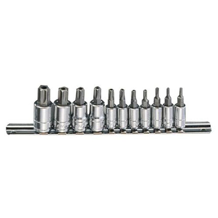 GENIUS TOOLS Star Bit Socket Set Tamper-Proof BS-2311P