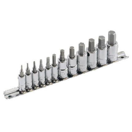GENIUS TOOLS Hex Bit Socket Set BS-2312H