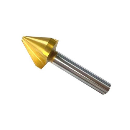 SMATO 3-Flute Countersink 10mm–40mm, TiN Coated