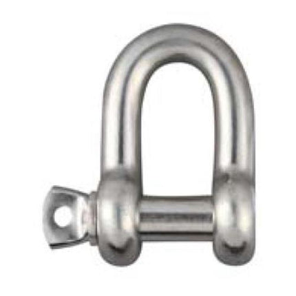 KBC Forged D Shackle, Screw Pin, 6.4–19 mm