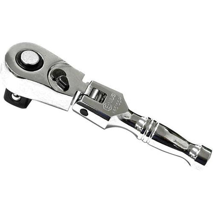 GENIUS TOOLS Stubby Flexible Ratchet Handle