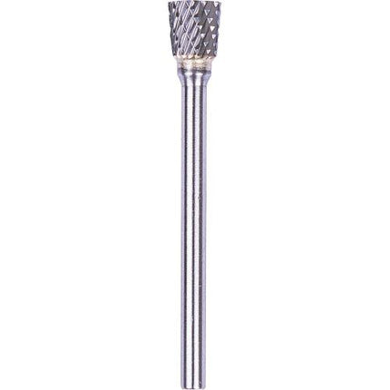 SMATO Carbide Rotary Burr, Inverted Cone (SN), 3mm Shank, Double Cut, Ø6.3×6.3mm