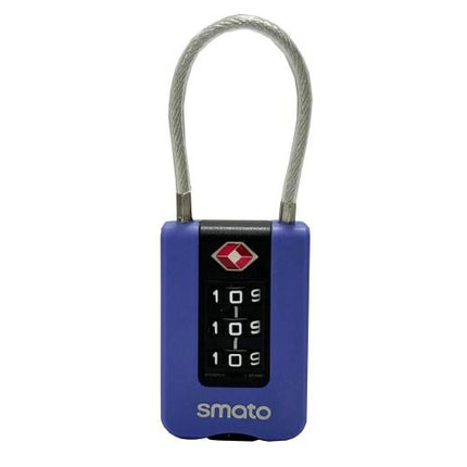 SMATO Combination Cable Lock TSA-Approved NL902