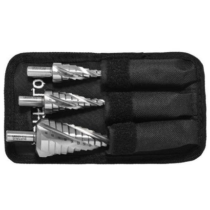 SESHIN BUFFALO 4-Flute Step Drill Set, Twist Type