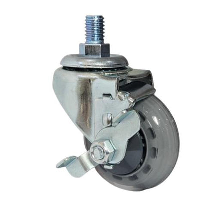 DAESIN Silent-Roll Caster Bolt-Hole Swivel with Brake