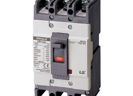 LS ELECTRIC Metasol Molded Case Circuit Breaker  MCCB Standard  ABN63c 40A