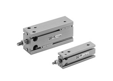 SMC CUK Series, Free Mounting Cylinder, non rot, Double Acting, Single Rod, CUK10-25D