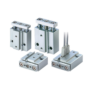 SMC MGJ Series Miniature Guide Rod Cylinder, MGP Compact Guided Cylinder, MGJ10-5-F8BL