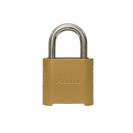 MASTER LOCK Model No. 875D 2in (51mm) Wide Set Your Own Combination Padlock with 1in (25mm) Shackle