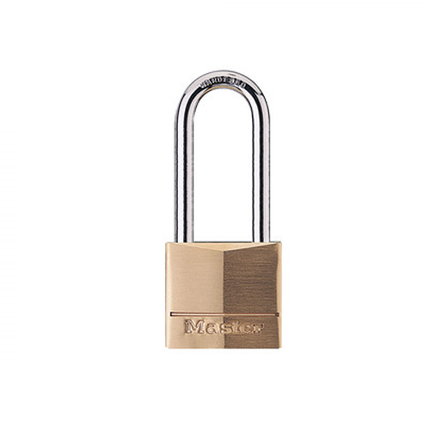 MASTER LOCK Model No. 140DLH 1-9/16in (40mm) Wide Solid Brass Body Padlock with 2in (51mm) Shackle